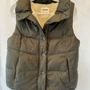 Dylan Olive Puffer Vest